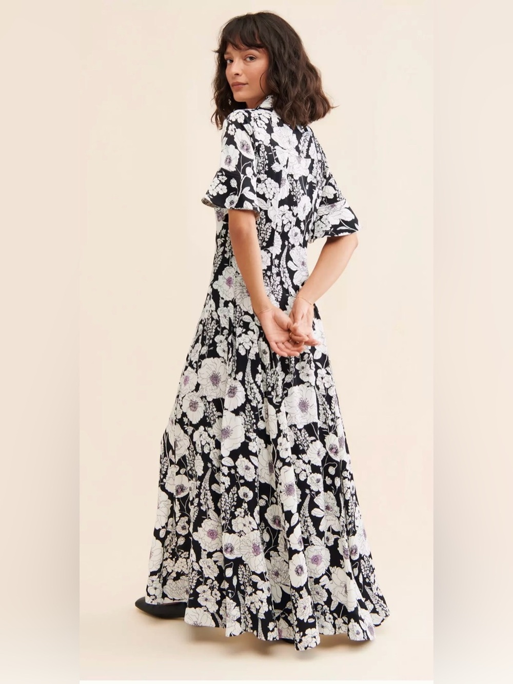 Anthropologie Maeve Maxi Shirt Dress